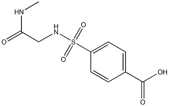  4-({[2-(methylamino)-2-oxoethyl]amino}sulfonyl)benzoic acid