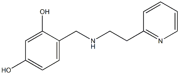 4-({[2-(pyridin-2-yl)ethyl]amino}methyl)benzene-1,3-diol|