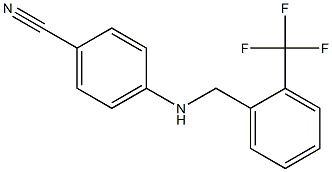 4-({[2-(trifluoromethyl)phenyl]methyl}amino)benzonitrile
