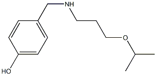 4-({[3-(propan-2-yloxy)propyl]amino}methyl)phenol|