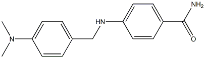 4-({[4-(dimethylamino)phenyl]methyl}amino)benzamide 结构式
