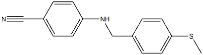 4-({[4-(methylsulfanyl)phenyl]methyl}amino)benzonitrile|