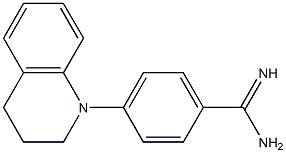 4-(1,2,3,4-tetrahydroquinolin-1-yl)benzene-1-carboximidamide,,结构式