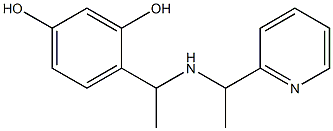 4-(1-{[1-(pyridin-2-yl)ethyl]amino}ethyl)benzene-1,3-diol