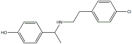 4-(1-{[2-(4-chlorophenyl)ethyl]amino}ethyl)phenol
