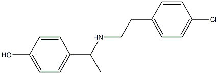  4-(1-{[2-(4-chlorophenyl)ethyl]amino}ethyl)phenol