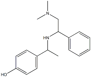 4-(1-{[2-(dimethylamino)-1-phenylethyl]amino}ethyl)phenol