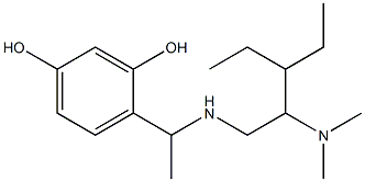 4-(1-{[2-(dimethylamino)-3-ethylpentyl]amino}ethyl)benzene-1,3-diol