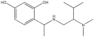 4-(1-{[2-(dimethylamino)-3-methylbutyl]amino}ethyl)benzene-1,3-diol|