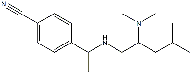  4-(1-{[2-(dimethylamino)-4-methylpentyl]amino}ethyl)benzonitrile