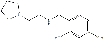 4-(1-{[2-(pyrrolidin-1-yl)ethyl]amino}ethyl)benzene-1,3-diol