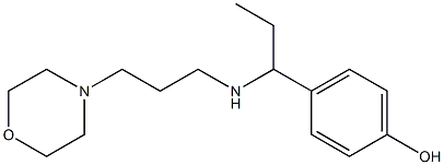  4-(1-{[3-(morpholin-4-yl)propyl]amino}propyl)phenol