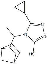  4-(1-{bicyclo[2.2.1]heptan-2-yl}ethyl)-5-cyclopropyl-4H-1,2,4-triazole-3-thiol