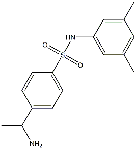4-(1-aminoethyl)-N-(3,5-dimethylphenyl)benzene-1-sulfonamide