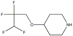 4-(2,2,3,3-tetrafluoropropoxy)piperidine Struktur