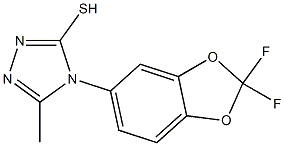 4-(2,2-difluoro-2H-1,3-benzodioxol-5-yl)-5-methyl-4H-1,2,4-triazole-3-thiol