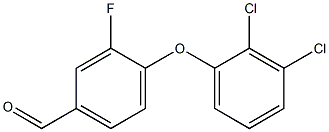 4-(2,3-dichlorophenoxy)-3-fluorobenzaldehyde 化学構造式
