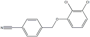 4-(2,3-dichlorophenoxymethyl)benzonitrile 化学構造式