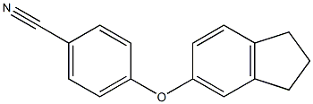 4-(2,3-dihydro-1H-inden-5-yloxy)benzonitrile|