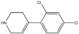 4-(2,4-dichlorophenyl)-1,2,3,6-tetrahydropyridine 化学構造式