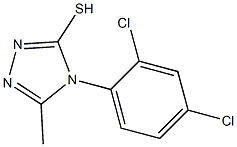 4-(2,4-dichlorophenyl)-5-methyl-4H-1,2,4-triazole-3-thiol 化学構造式
