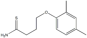 4-(2,4-dimethylphenoxy)butanethioamide 结构式