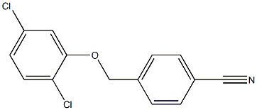 4-(2,5-dichlorophenoxymethyl)benzonitrile Structure