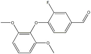 4-(2,6-dimethoxyphenoxy)-3-fluorobenzaldehyde