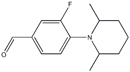 4-(2,6-dimethylpiperidin-1-yl)-3-fluorobenzaldehyde