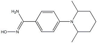 4-(2,6-dimethylpiperidin-1-yl)-N'-hydroxybenzene-1-carboximidamide