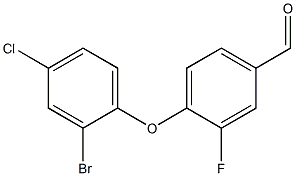  4-(2-bromo-4-chlorophenoxy)-3-fluorobenzaldehyde