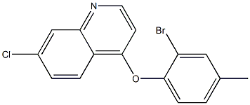 4-(2-bromo-4-methylphenoxy)-7-chloroquinoline|