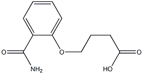 4-(2-carbamoylphenoxy)butanoic acid