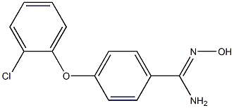  4-(2-chlorophenoxy)-N'-hydroxybenzene-1-carboximidamide