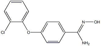 4-(2-chlorophenoxy)-N'-hydroxybenzene-1-carboximidamide