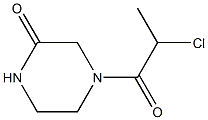 4-(2-chloropropanoyl)piperazin-2-one,,结构式