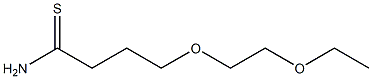 4-(2-ethoxyethoxy)butanethioamide,,结构式