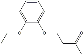 4-(2-ethoxyphenoxy)butan-2-one Struktur