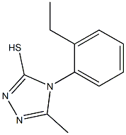 4-(2-ethylphenyl)-5-methyl-4H-1,2,4-triazole-3-thiol Structure