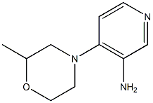 4-(2-methylmorpholin-4-yl)pyridin-3-amine Structure