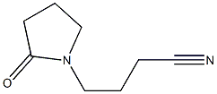 4-(2-oxopyrrolidin-1-yl)butanenitrile Struktur