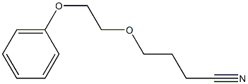 4-(2-phenoxyethoxy)butanenitrile 结构式