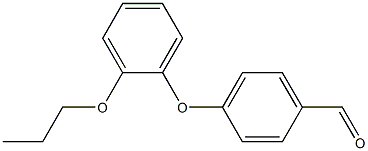 4-(2-propoxyphenoxy)benzaldehyde 结构式