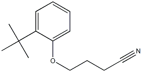 4-(2-tert-butylphenoxy)butanenitrile,,结构式