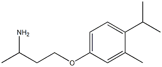 4-(3-aminobutoxy)-2-methyl-1-(propan-2-yl)benzene Structure