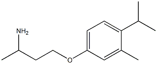 4-(3-aminobutoxy)-2-methyl-1-(propan-2-yl)benzene|