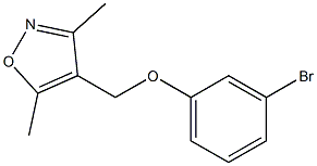 4-(3-bromophenoxymethyl)-3,5-dimethyl-1,2-oxazole