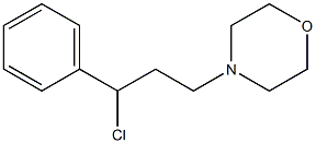  4-(3-chloro-3-phenylpropyl)morpholine