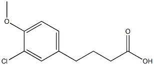  4-(3-chloro-4-methoxyphenyl)butanoic acid