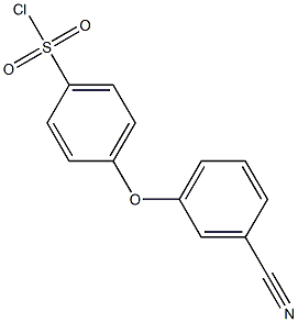 4-(3-cyanophenoxy)benzene-1-sulfonyl chloride|